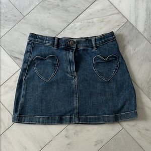 Girls Crewcuts Blue A-Line Mini Skirt Casual Size 12